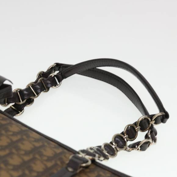 Christian Dior Trotter Canvas Shoulder Bag Brown 02-BO-0076 Auth 39695 - Picture 8 of 16